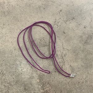 RETIRED Purple Pandora Cord Necklace